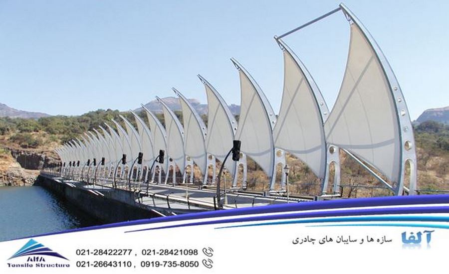 سازه کششی چادری