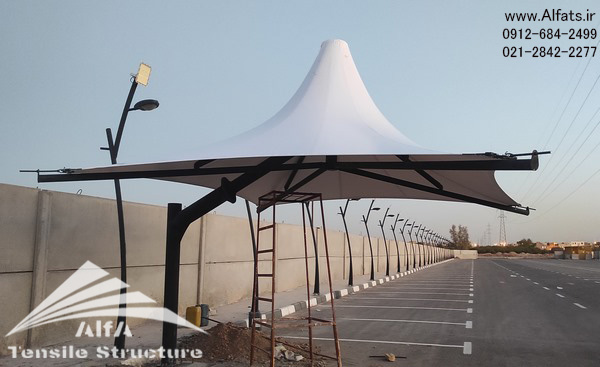 سایبان حیاط برای ماشین