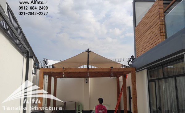 سایبان حیاط منزل